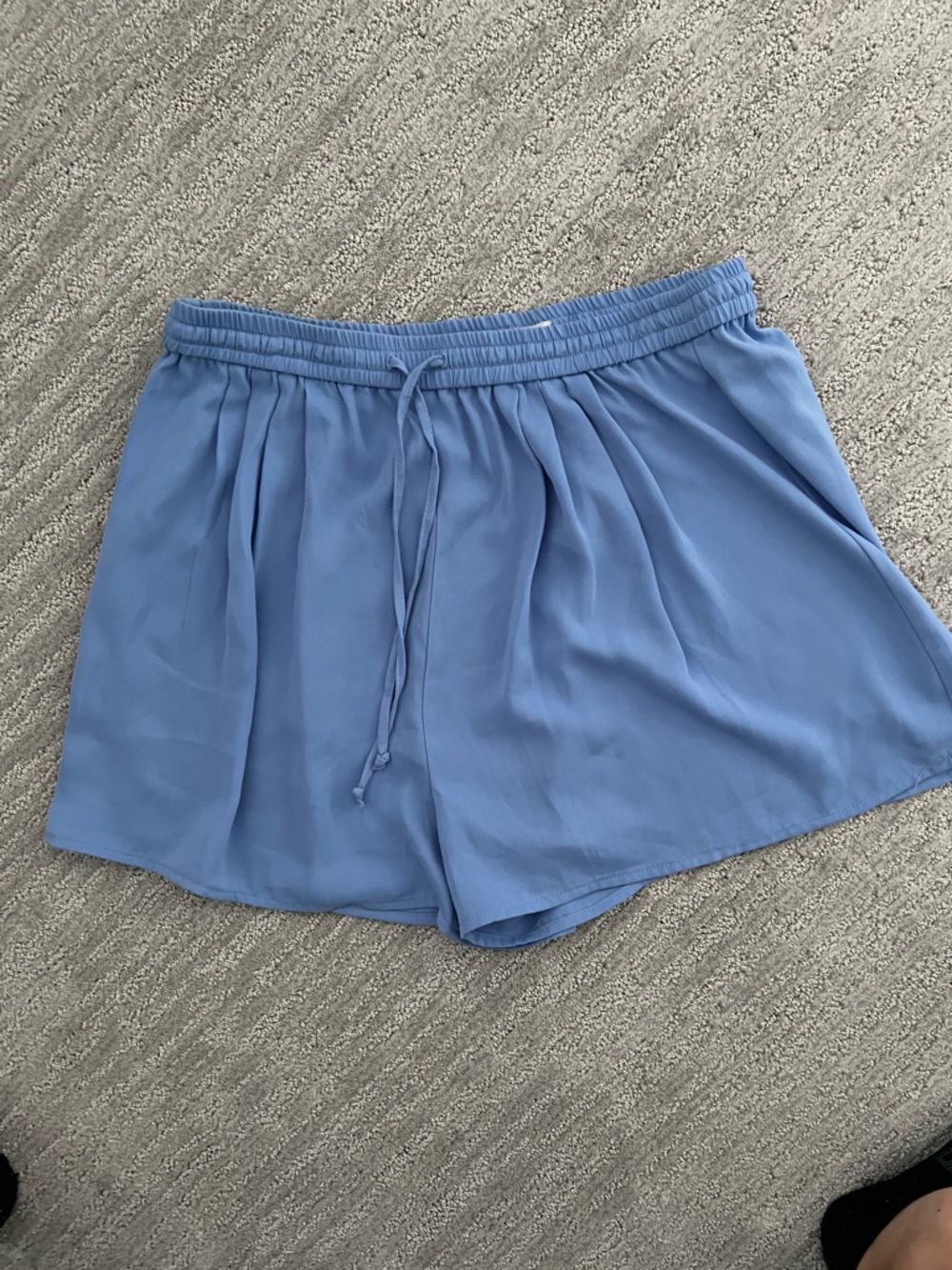 J. Crew Sky Blue Elastic Drawstring lightweight Shorts